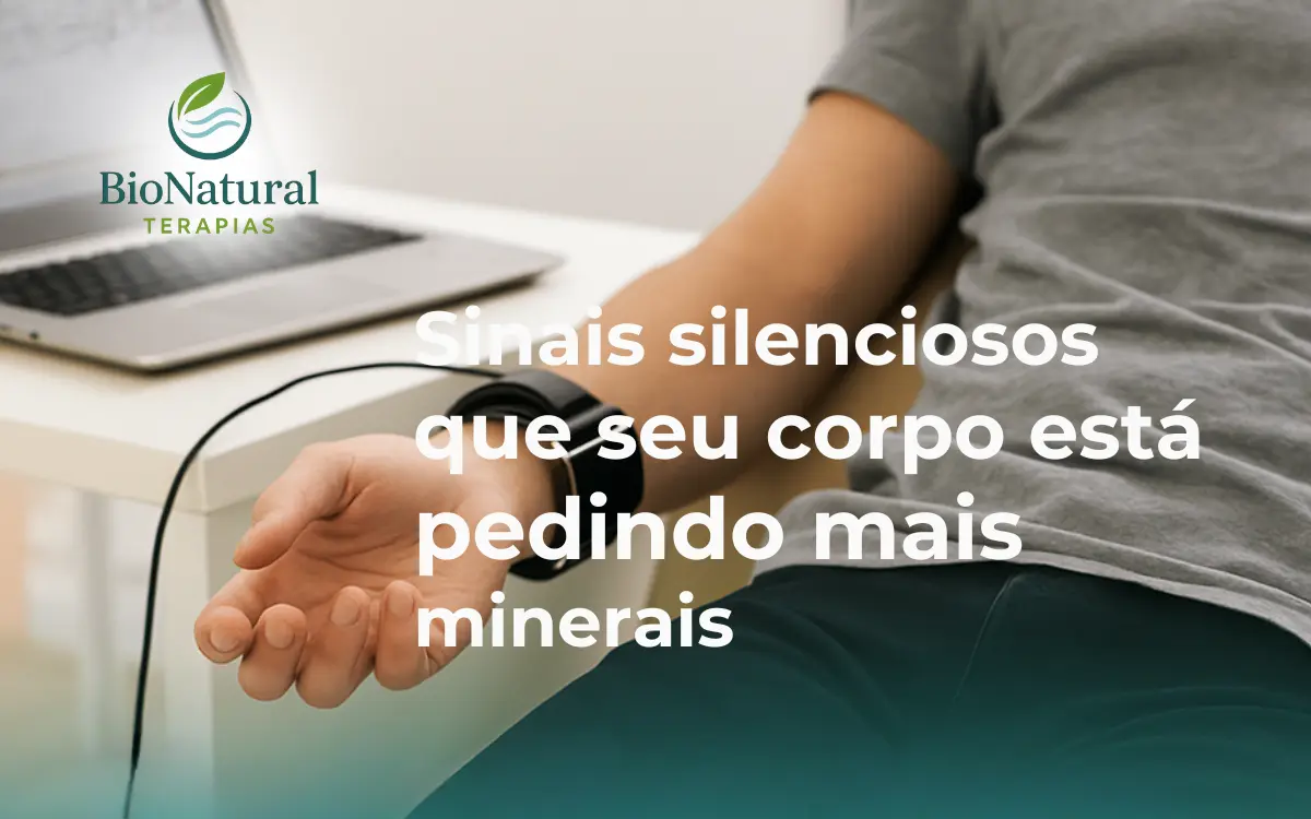 Sinais silenciosos que indicam deficiência de minerais no corpo